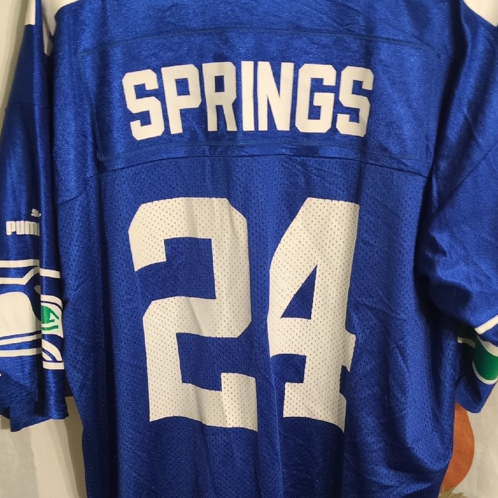 Puma Blue Jersey with White Number 24